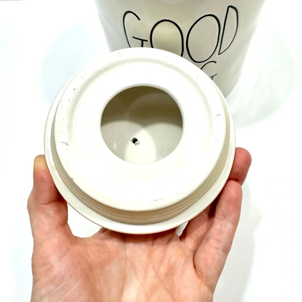 RAE DUNN GOOD DOG FOOD SNACK CANISTER